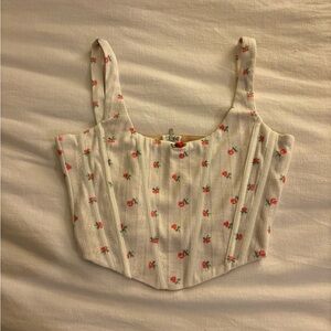 With Jean corset top